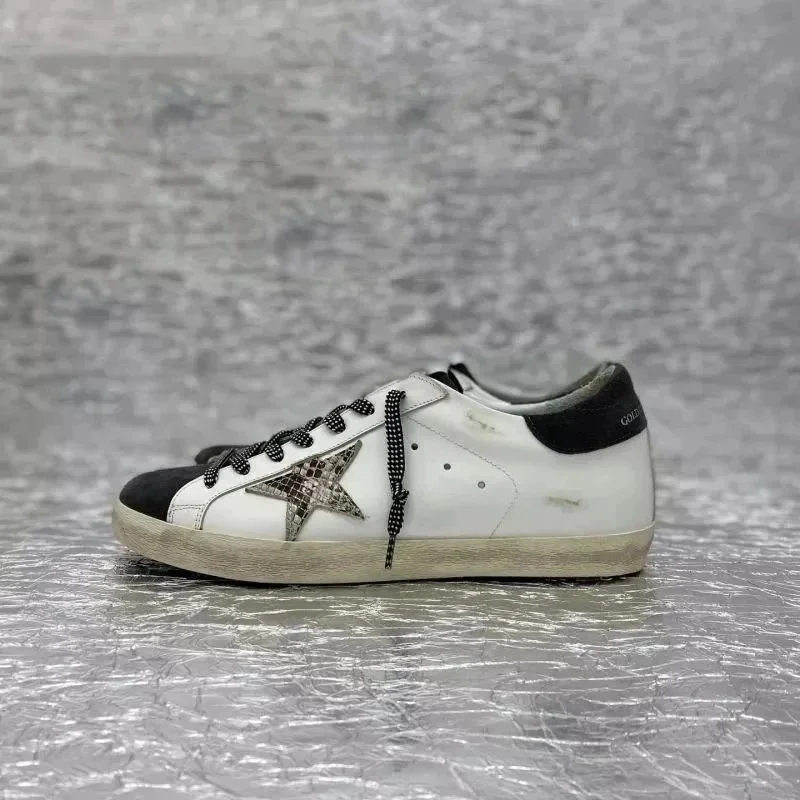 Golden Goose Golden Goose Super-Star Snake Star White Sneakers White - 1