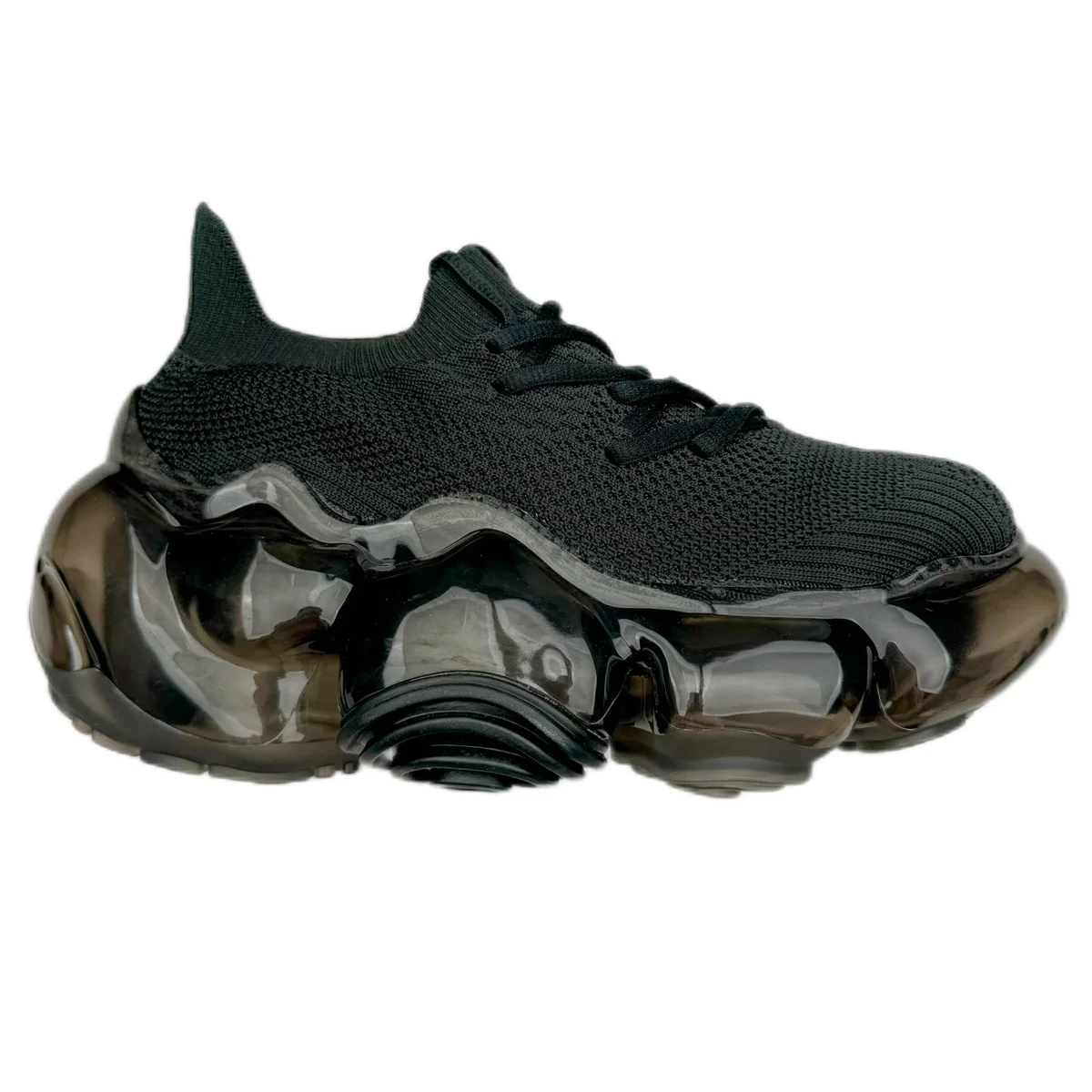 Other Unisex Triple Black Chunky Sneakers Black - 1