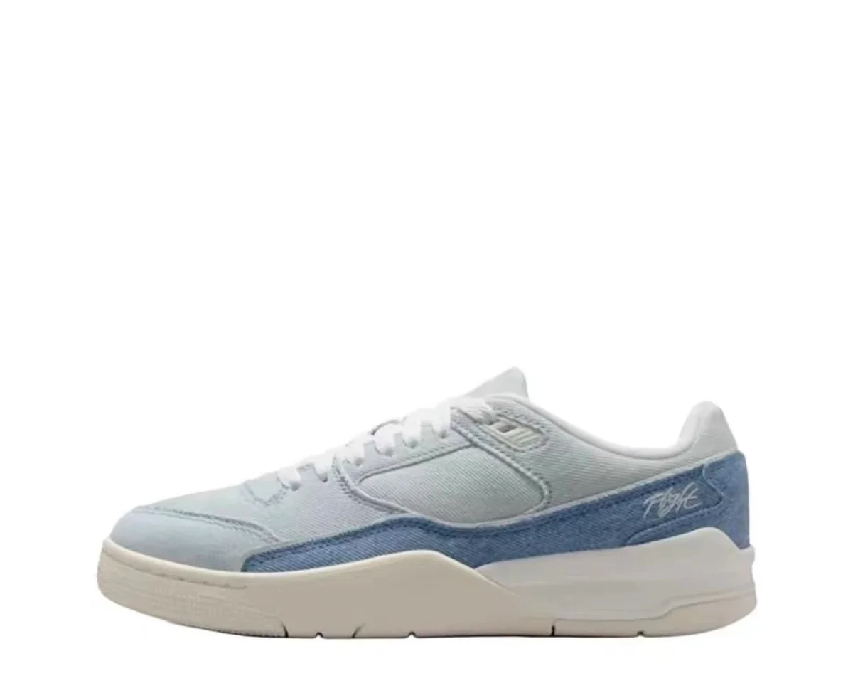 Other Unisex Flight Denim Low Sneakers Blue - 1