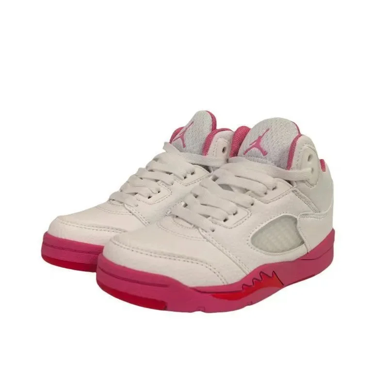 Jordan Jordan Air Jordan 5 White/Pink Sneakers White - 1