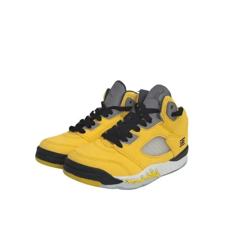 Jordan Air Jordan Air Jordan 5 Yellow Basketball Sneakers Yellow - 1