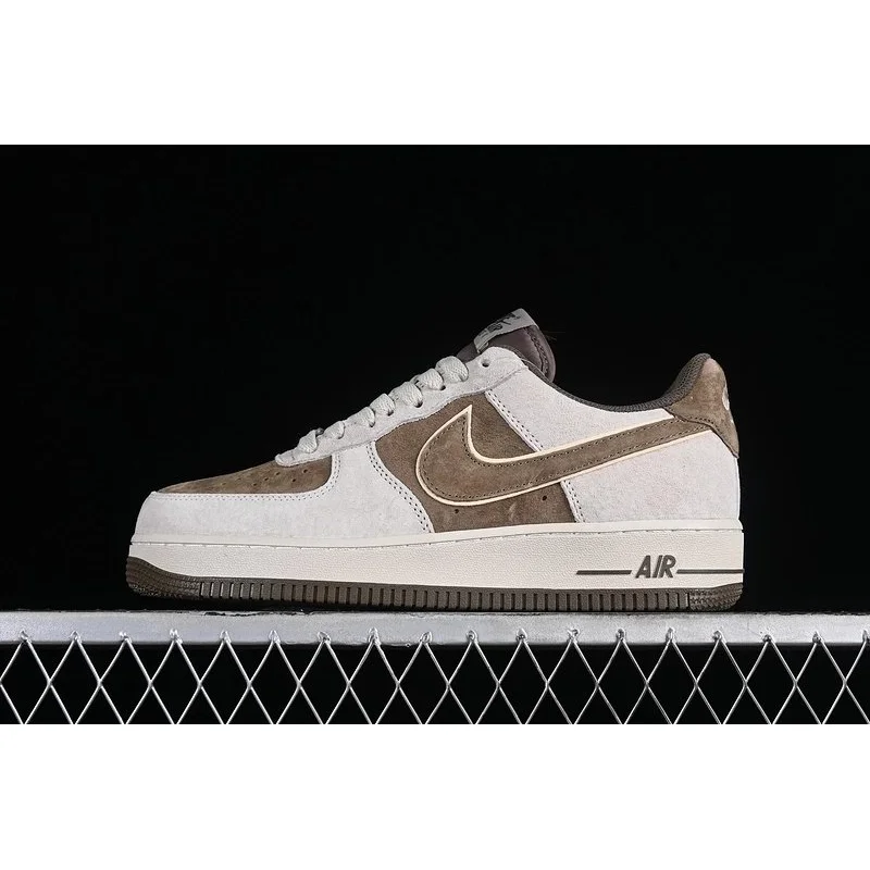 Nike Nike Air Force 1 Sail/Brown Sneakers Brown - 1