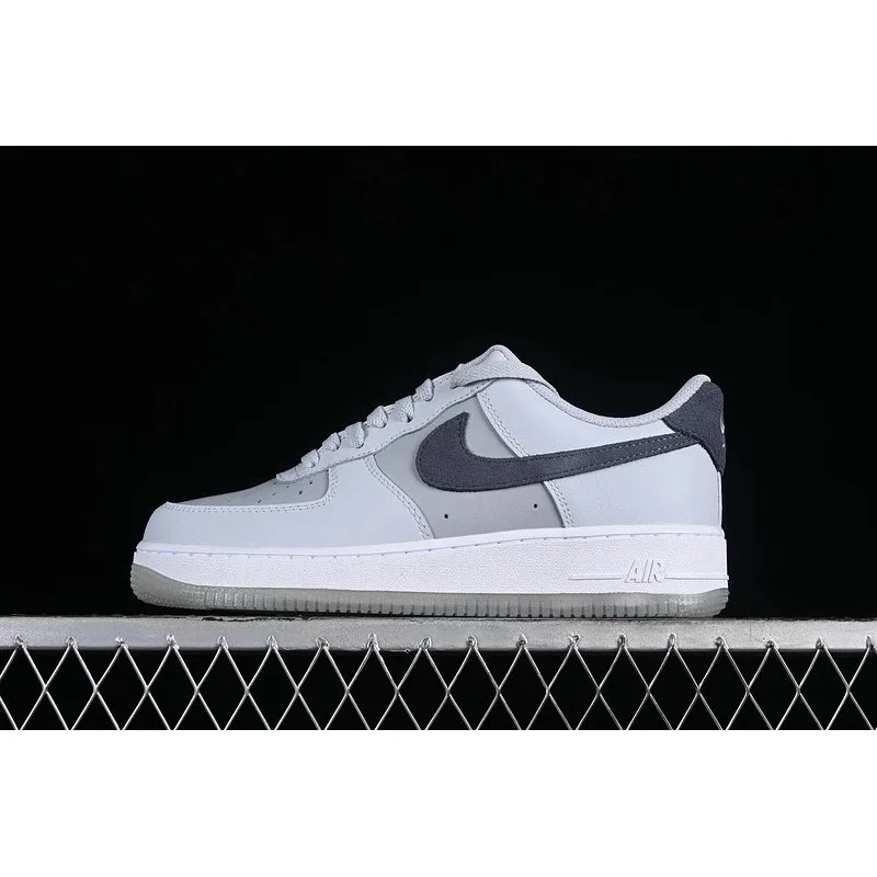 Nike Nike Air Force 1 Light Smoke Grey/Black Sneakers Grey - 1