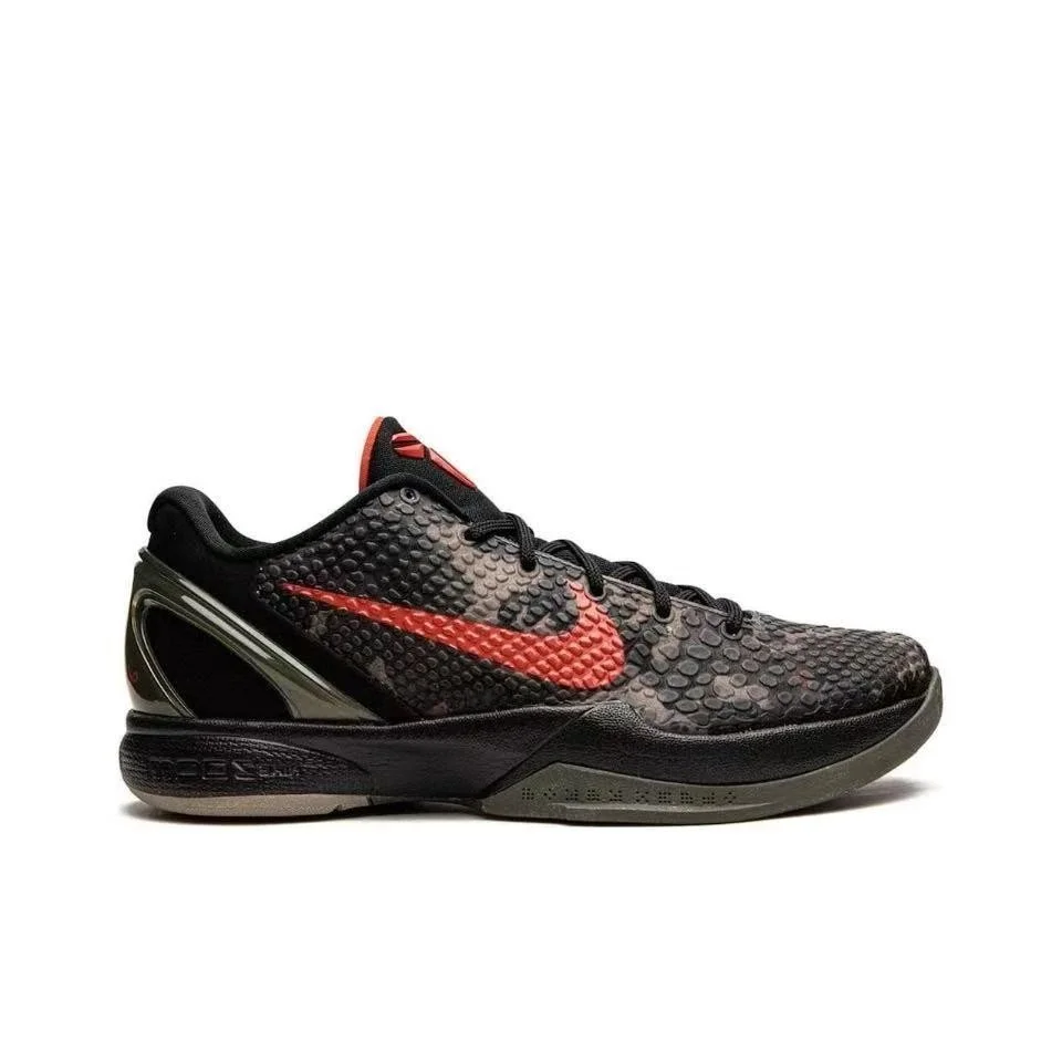 Nike Nike Air Zoom Kobe 6 Snake Camo Sneakers Black - 1