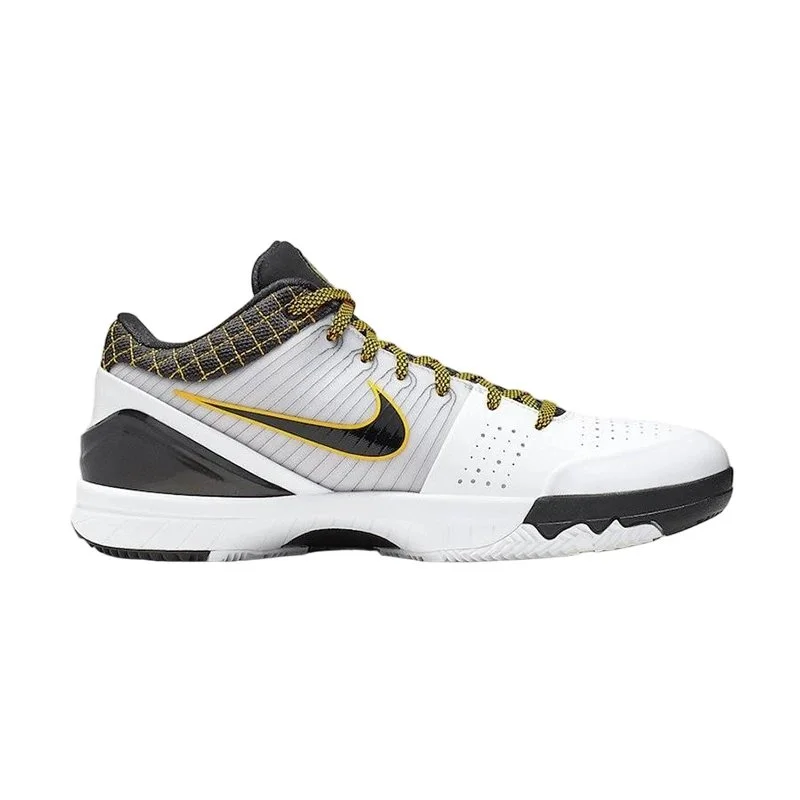 Nike Nike Air Zoom Kobe 4 White Yellow Basketball Shoes White - 1