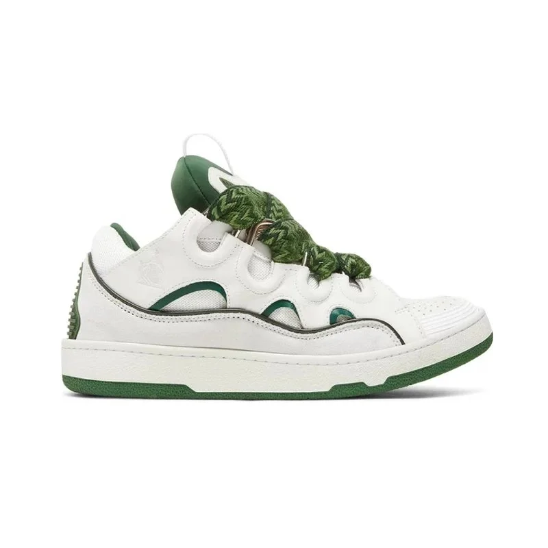 Other White Khaki Sneakers with Green Accents White - 1