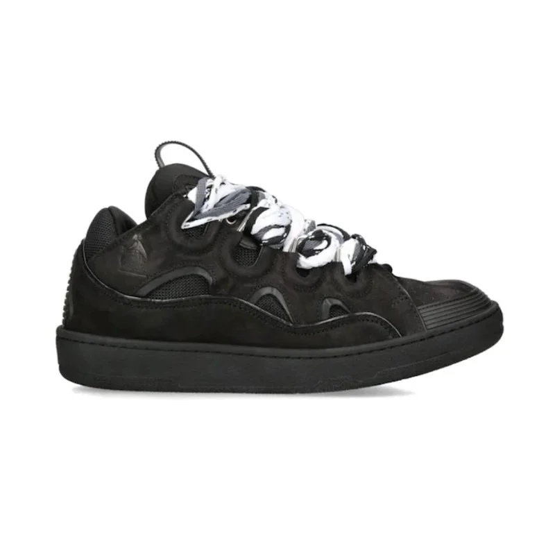 Other Black Leather Sneakers with White Laces Black - 1