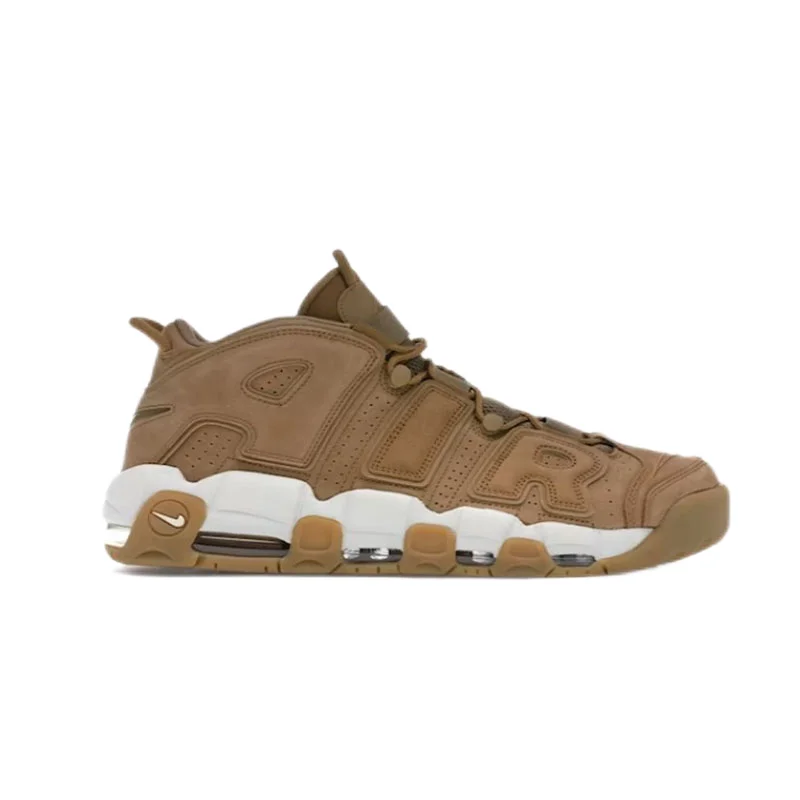 Nike Nike Air More Uptempo Wheat/Gum Sneakers Brown - 1