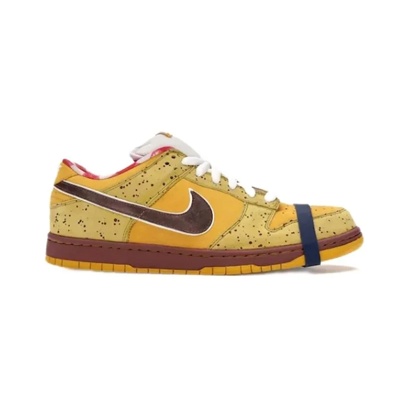 Nike Nike Dunk Low Yellow Suede Speckled Sneakers Yellow - 1