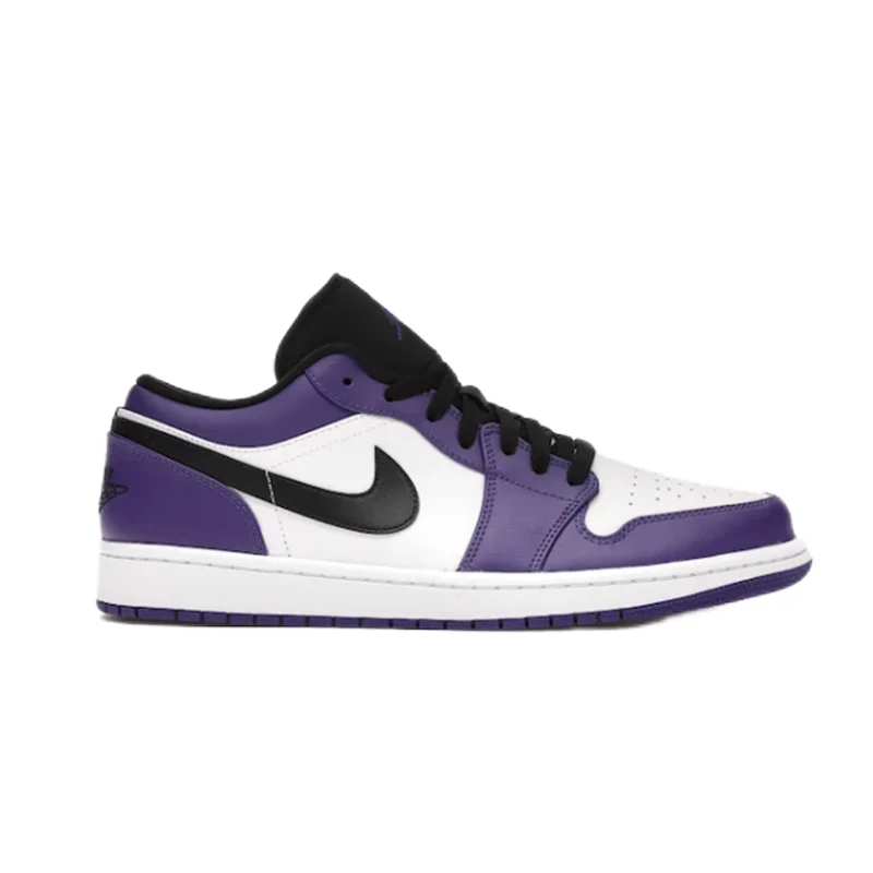 Jordan Nike Air Jordan 1 Low Court Purple Sneakers Purple - 1