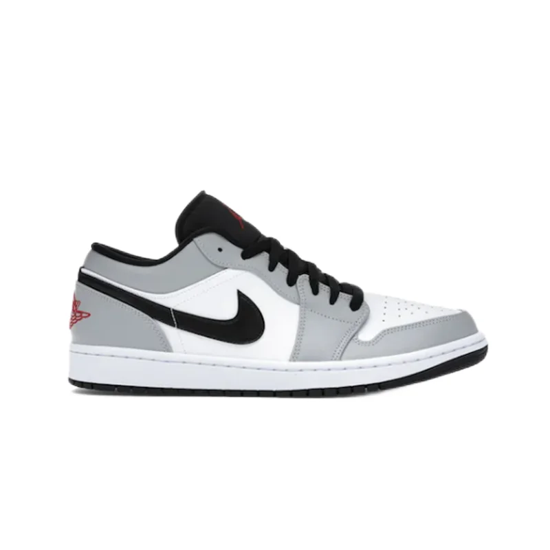 Jordan Nike Air Jordan 1 Low Grey/White/Black Sneakers Grey - 1