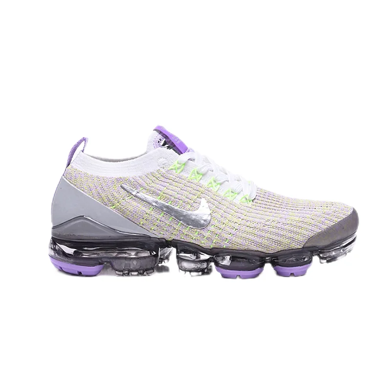 Nike Nike Air VaporMax Flyknit 3.0 Sail/Volt/White Sneakers Purple - 1