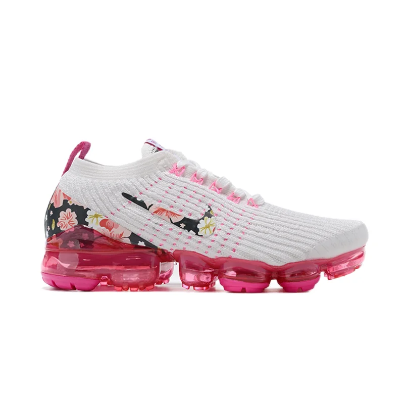 Nike Nike Air VaporMax Flyknit Floral Pink Sneakers White - 1
