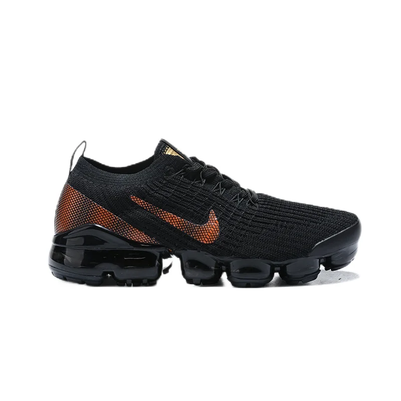 Nike Nike Air VaporMax Flyknit Black Orange Sneakers Black - 1