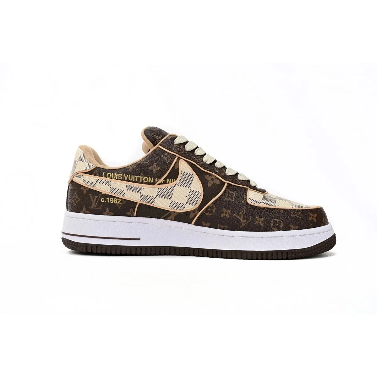 Louis Vuitton Air Force 1 LV Monogram Sneakers