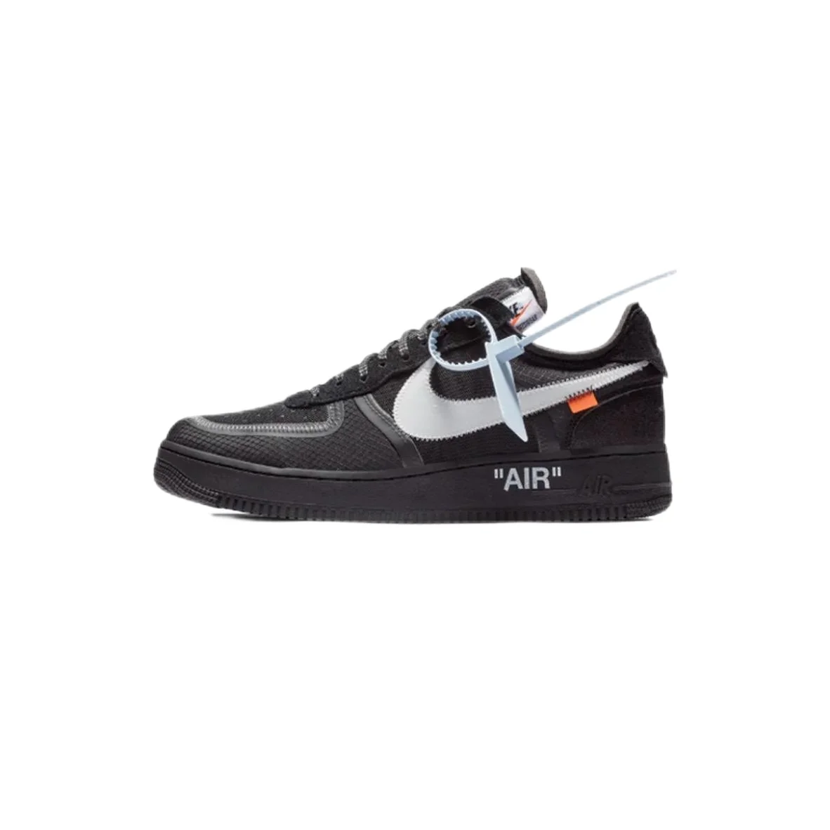Nike Nike Air Force 1 Off-White Triple Black Sneakers Black - 1