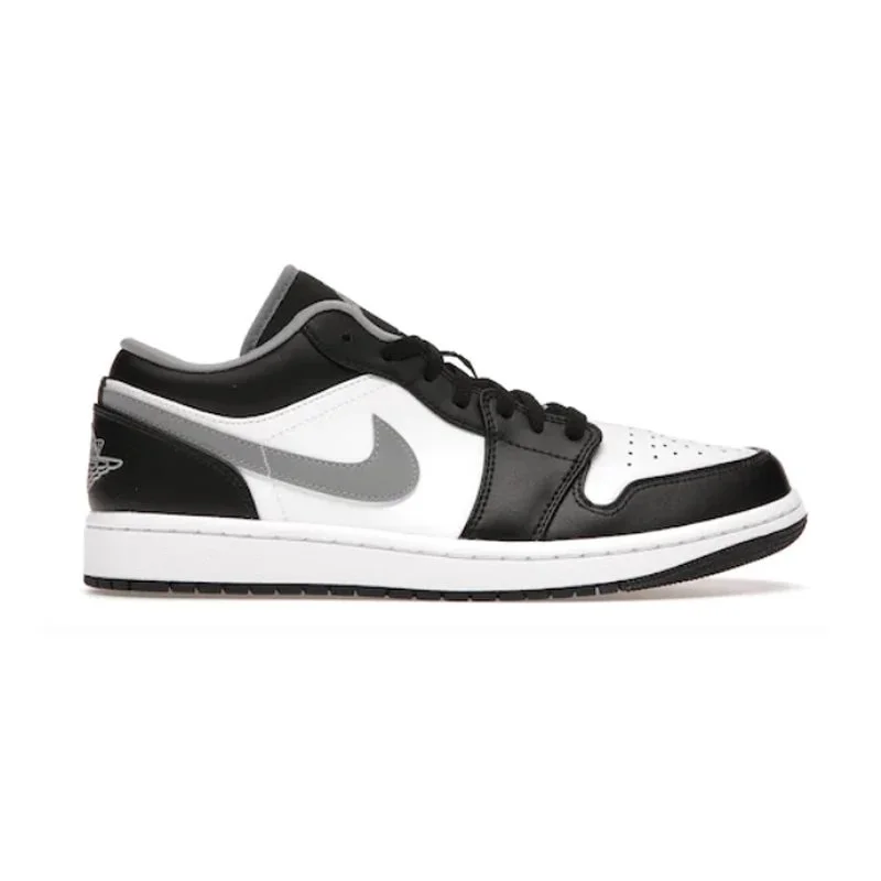Jordan Nike Air Jordan 1 Low Black White Grey Sneakers Black - 1