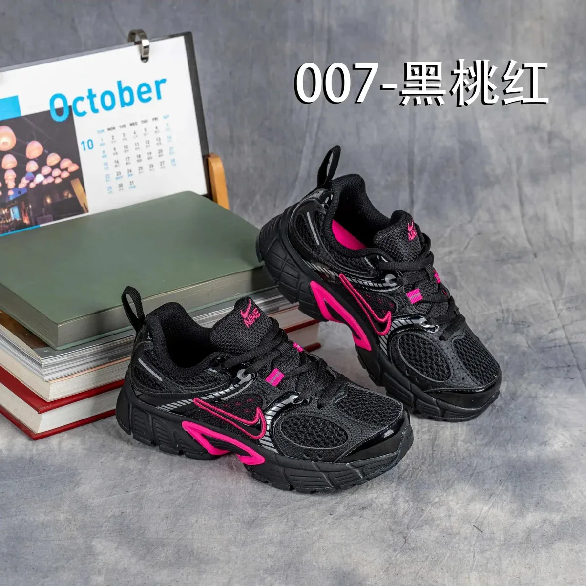 Nike Nike Air Zoom 007 Black Pink Sneakers Black - 1