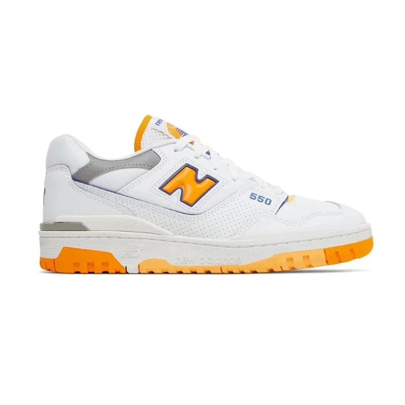 New Balance New Balance 550 White Vibrant Orange BB550WTO Sneakers White - 1