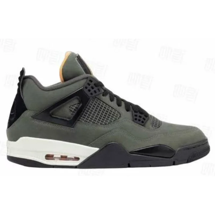 Jordan Nike Air Jordan 4 Olive Green Sneakers Green - 1