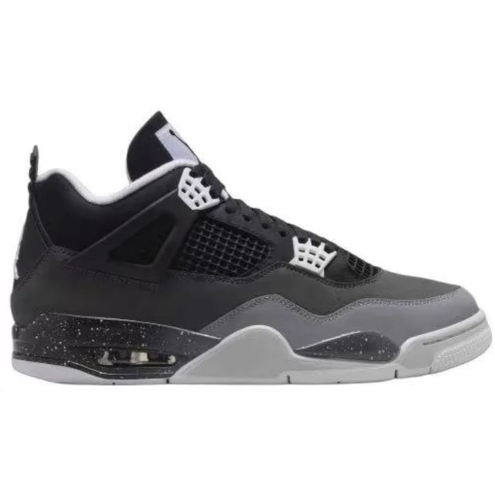 Jordan Nike Air Jordan 4 Black Cement Sneakers Black - 1