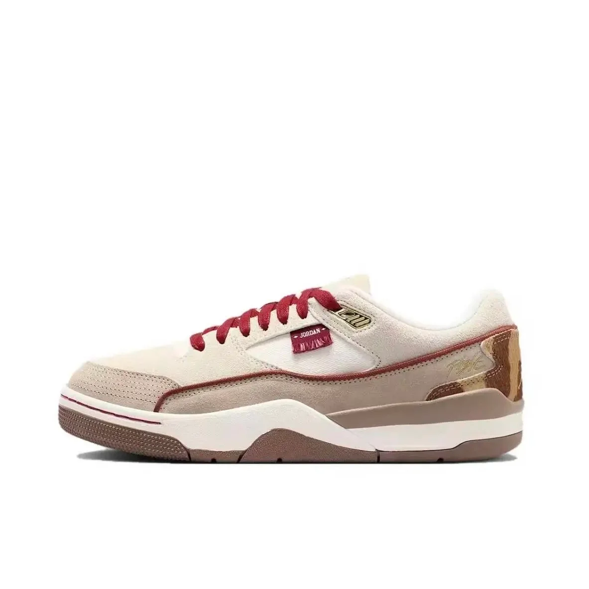 Jordan Jordan Air Jordan Flight 30 Cream/Burgundy Sneakers Cream - 1