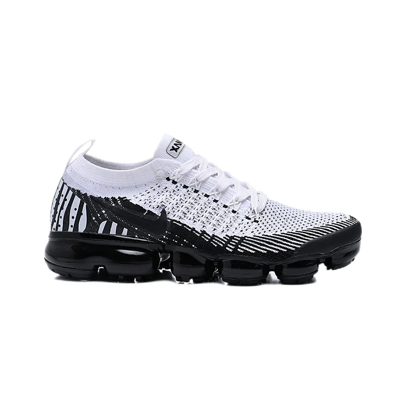 Nike Nike Air VaporMax Flyknit White/Black Sneakers Black - 1