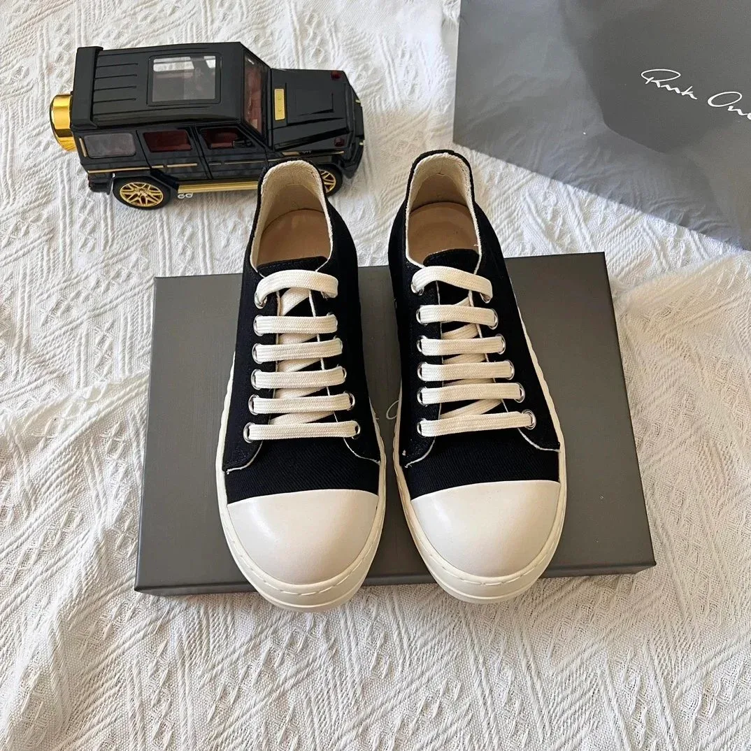 Rick Owens Rick Owens DRKSHDW Geobasket Black/White Sneakers Black