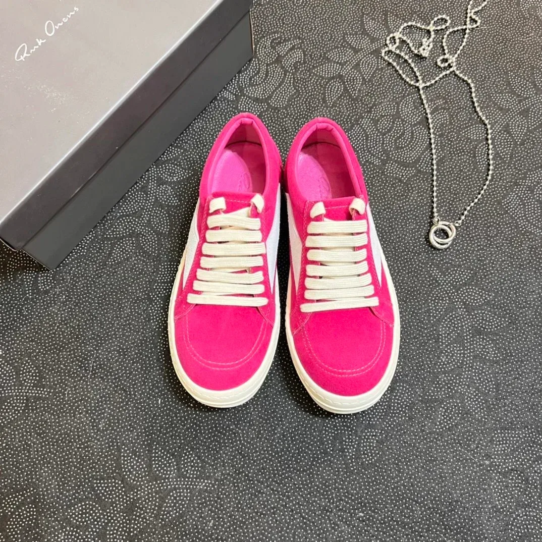 Rick Owens Rick Owens Geobasket Hot Pink Sneakers Pink - 1