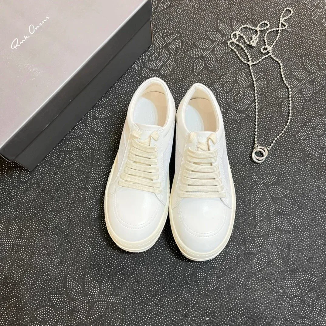 Rick Owens Rick Owens DRKSHDW Geobasket White Sneakers White - 1