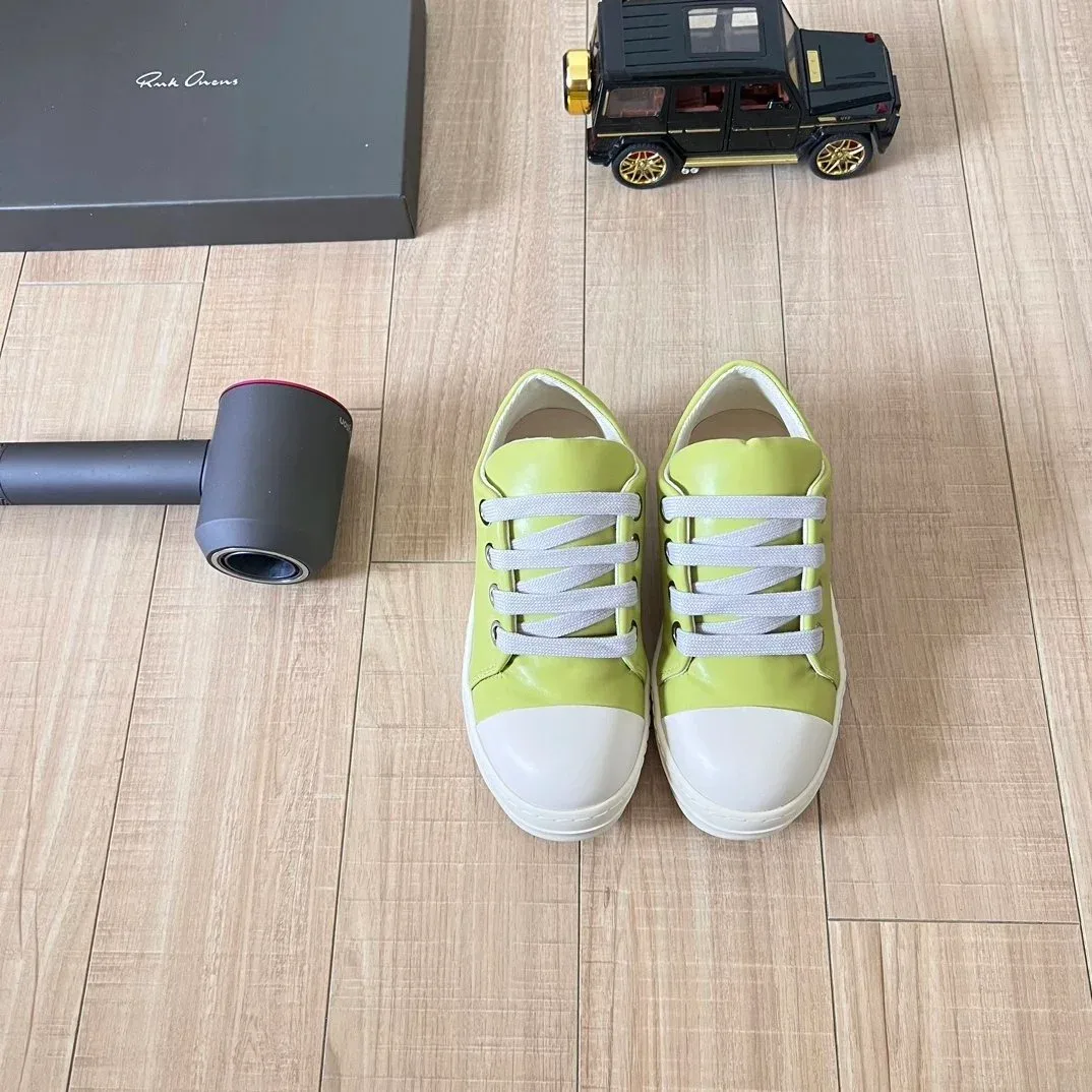Rick Owens Rick Owens DRKSHDW Lime Green/White Sneakers Green - 1