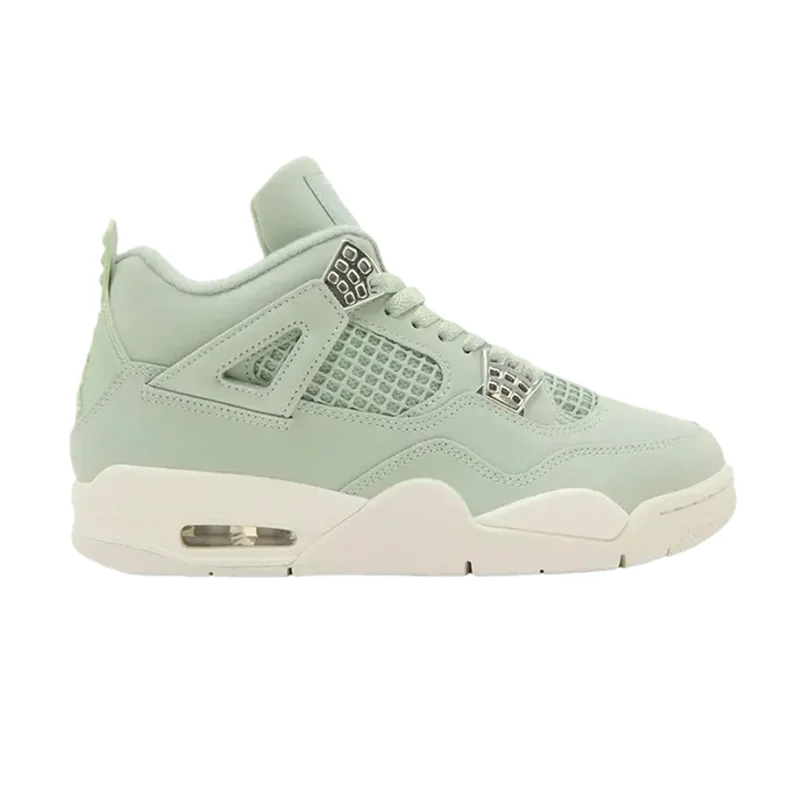 Jordan Nike Air Jordan 4 'Sage Green' Sneakers Green - 1