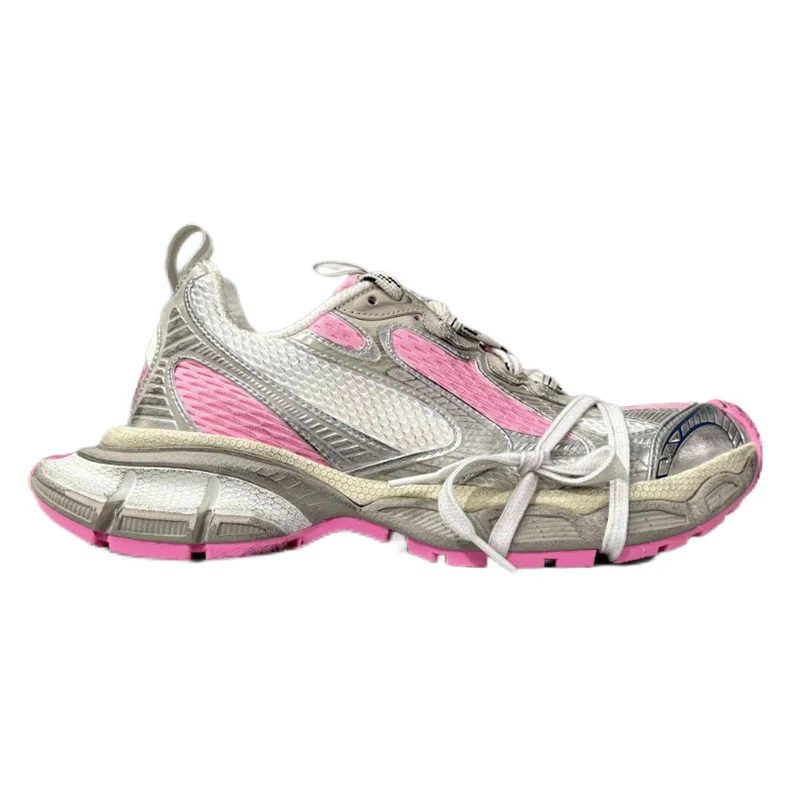 Balenciaga Balenciaga Triple S Silver/Pink Sneakers Silver - 1