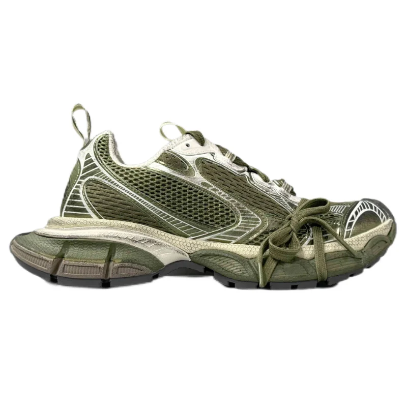 Balenciaga Balenciaga Triple S Olive Green Sneakers Green - 1