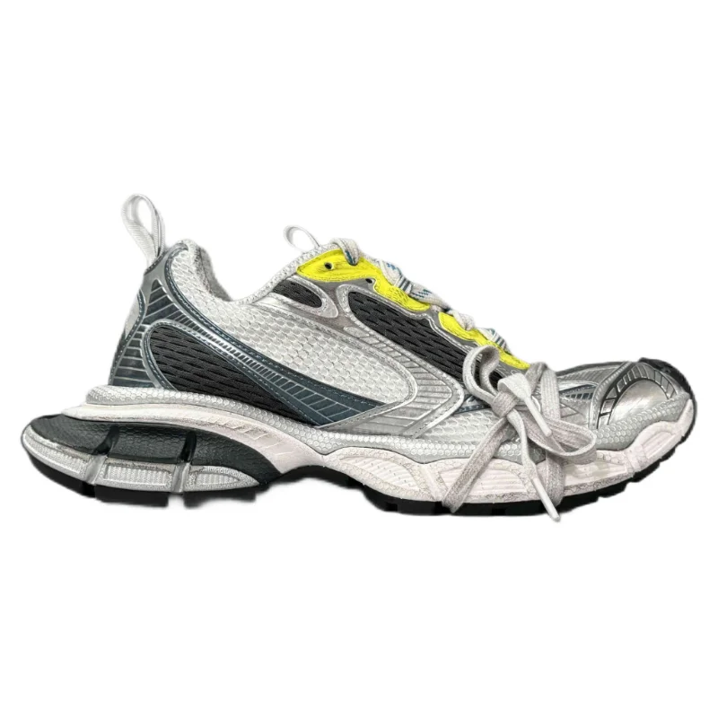 Balenciaga Balenciaga Triple S Speed Trainer Silver/Yellow Sneakers Silver - 1