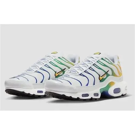 Nike Nike Air Max Tuned Air White/Blue/Green Sneakers White - 1