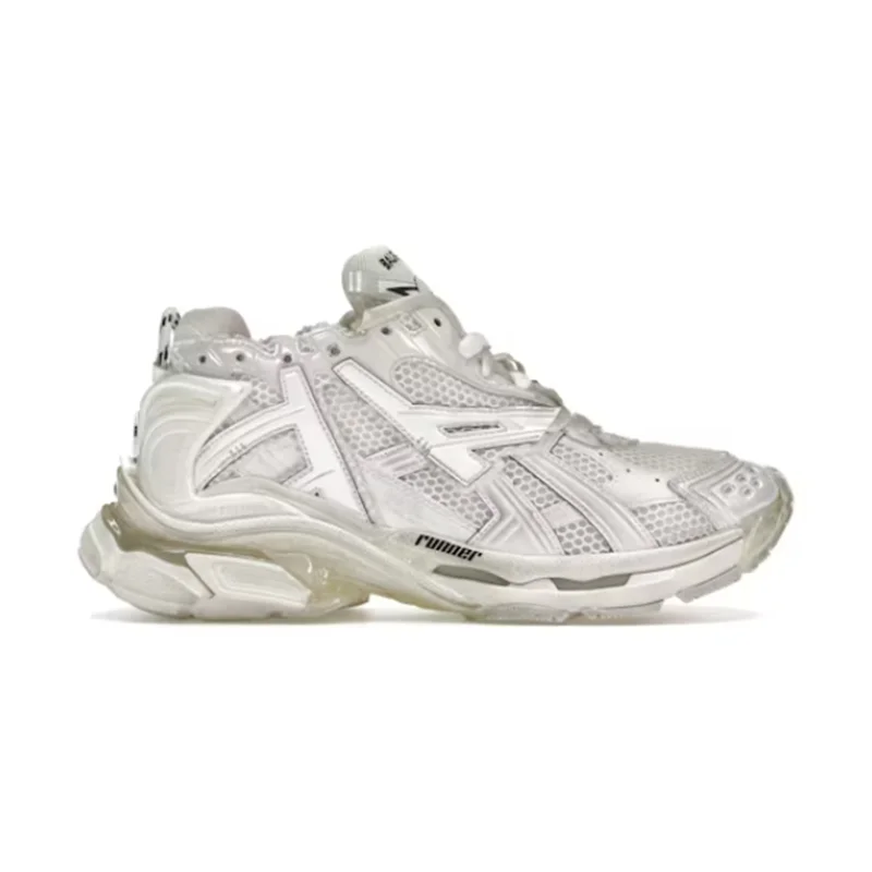 A Bathing Ape A Bathing Ape BAPE STA Runner Leather Free White Sneakers White - 1
