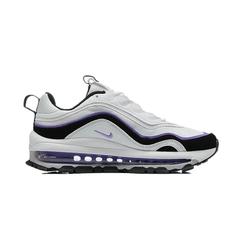 Nike Nike Air Max 97 Sail/Black/Purple Sneakers White - 1