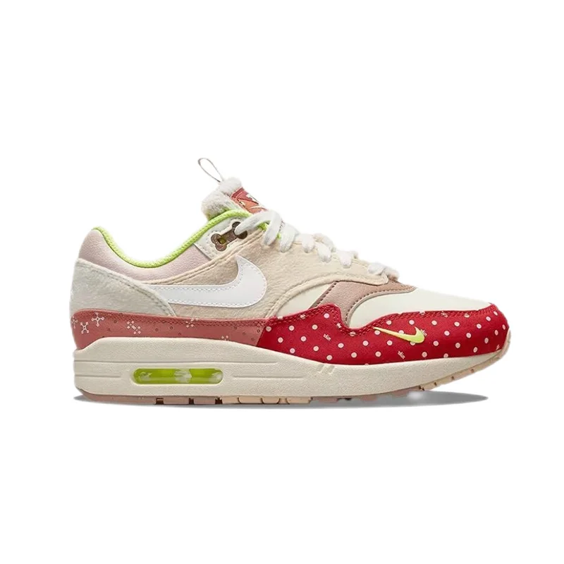 Nike Nike Air Max 1 Strawberry Red Polka Dot Sneakers Red - 1