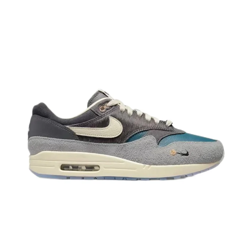 Nike Nike Air Max 1 Grey/Teal Sneakers Grey - 1