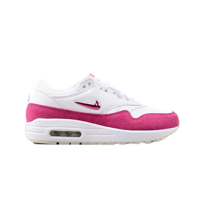Nike Nike Air Max 1 White/Pink Sneakers Pink - 1