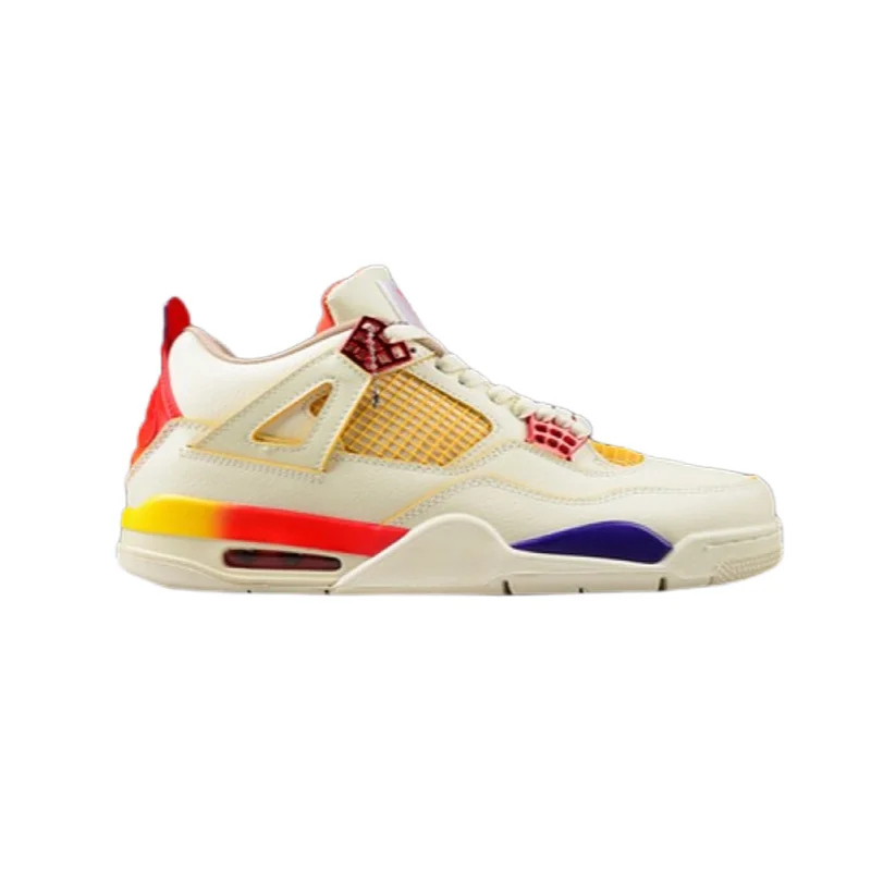 Jordan Nike Air Jordan 4 'Color of the Month' Sneakers White - 1