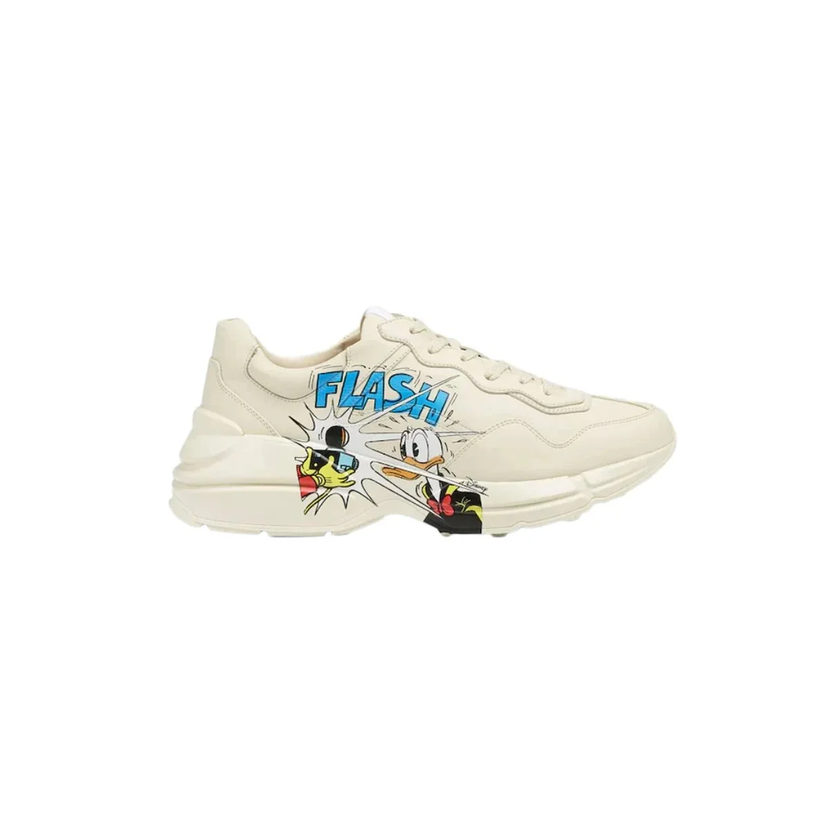Gucci Gucci Rhyton Disney Donald Duck Sneakers White - 1