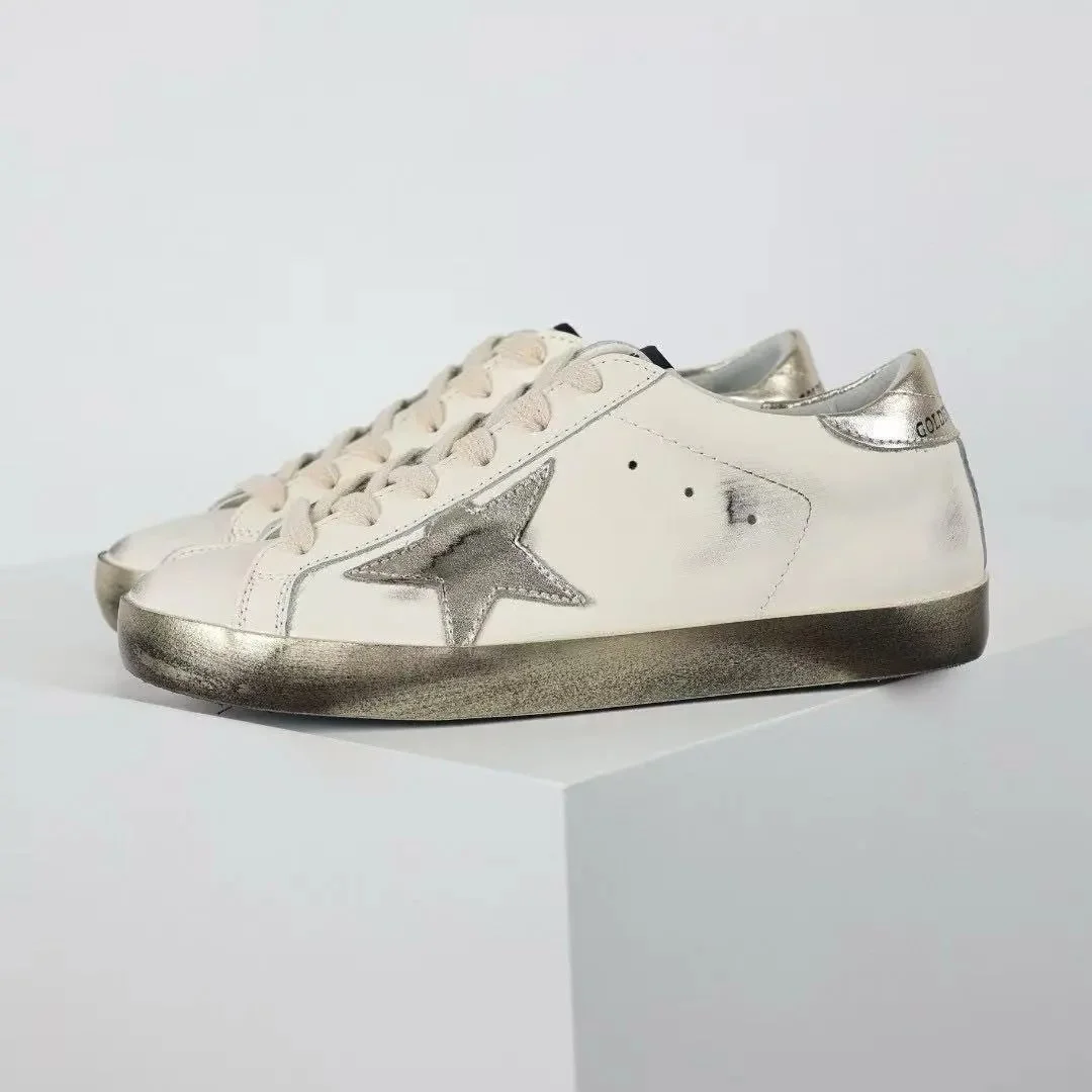 Golden Goose Golden Goose Super-Star Star Patch Sneakers Cream/Gold Cream
