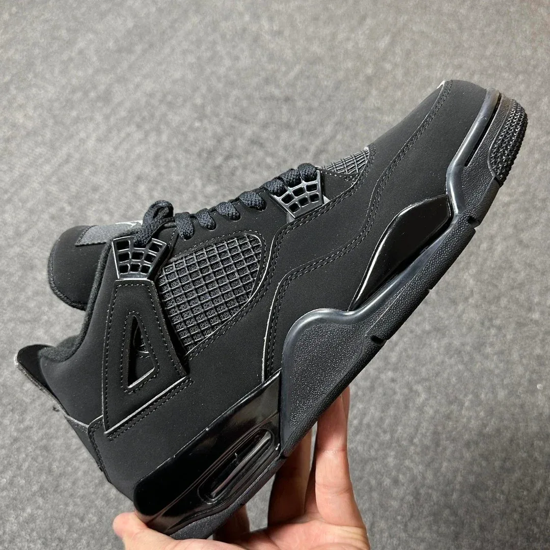 Jordan Nike Air Jordan 4 Black Cat Sneakers Black - 1