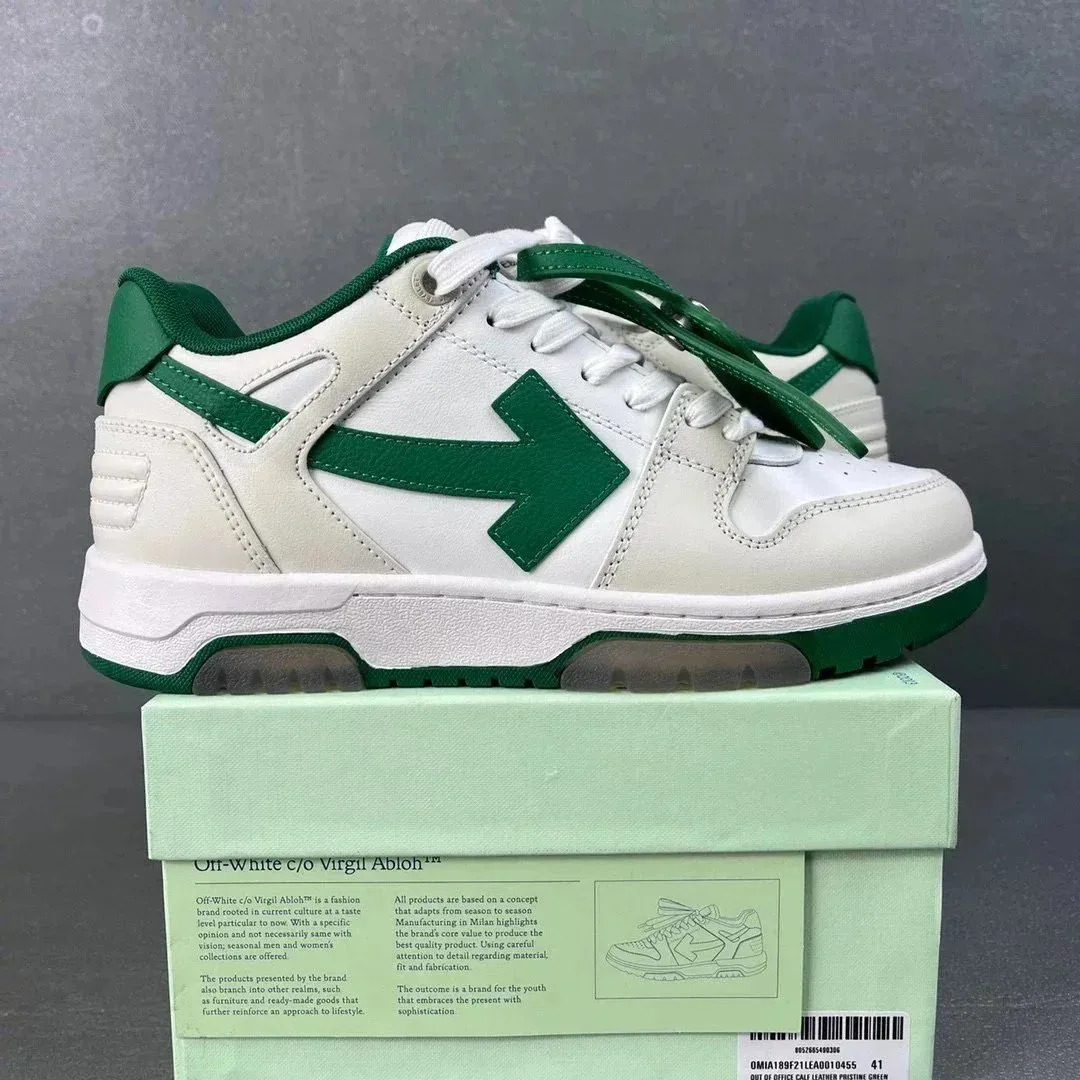 Off-White Off-White c/o Virgil Abloh Out of Office White Green Sneakers White - 1