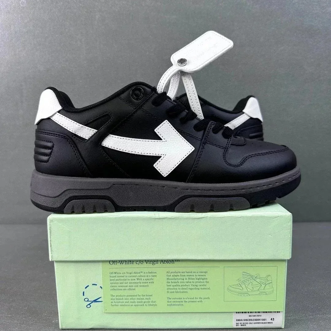 Off-White Off-White c/o Virgil Abloh Out Of Office Black/White Sneakers Black - 1