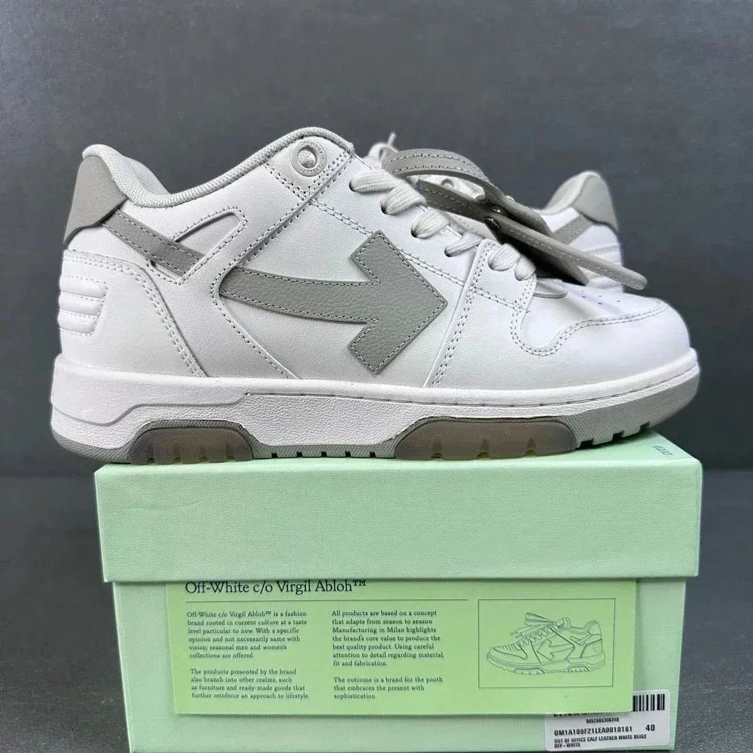 Off-White Off-White c/o Virgil Abloh OW100 Ivory White Sneakers Cream - 1