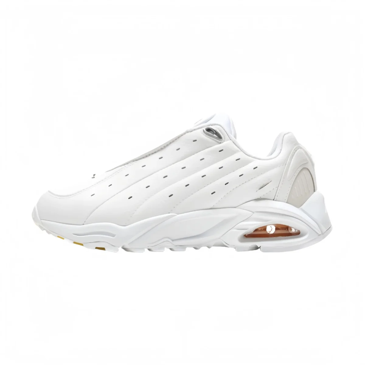 Other White Leather Sneakers with Air Cushion Sole White - 1