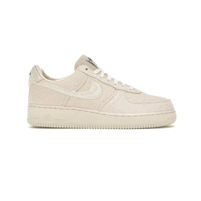 Nike Nike Air Force 1 Canvas Beige Sneakers Beige - 1